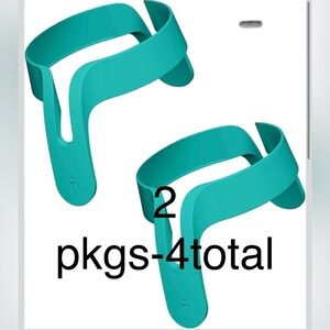 2 NEW PKGS (4) Nanobebe Flexy Bottle Handles, Easy-Grip Ergonomic Handles